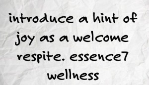 introduce a hint of joy