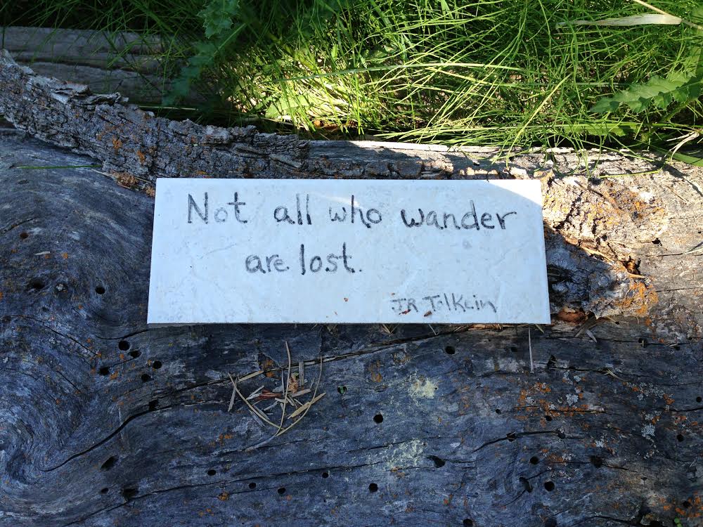 redsun labyrinth quote wander not lost