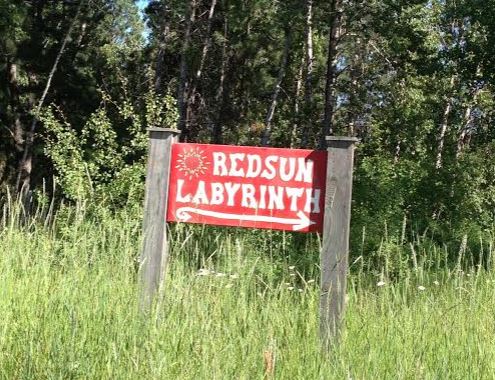 redsun labyrinth sign
