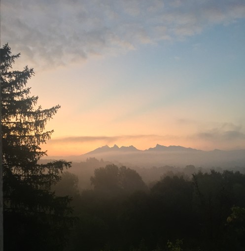 early morning apuan alps