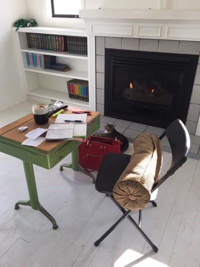 harlowe notebooks coffee fire