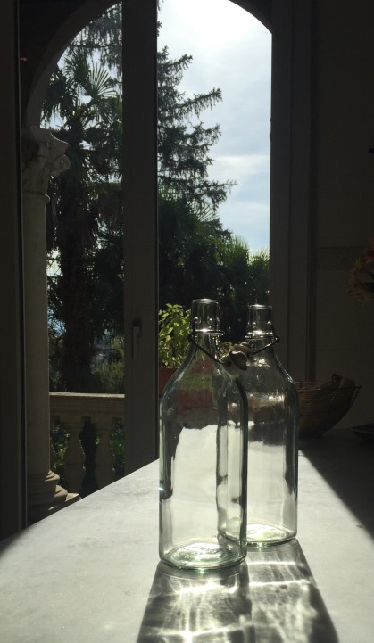 water bottles in the cucina sunshine